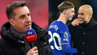 "You’re Being Manipulated": Gary Neville Criticizes Cole Palmer After Guardiola Interaction